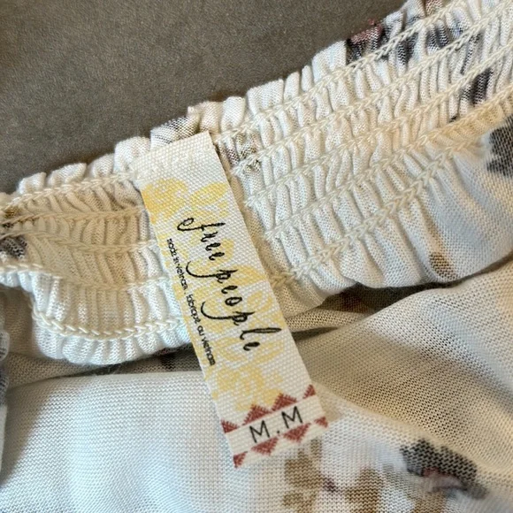 Free People Floral Print Top - Picture 8 of 10